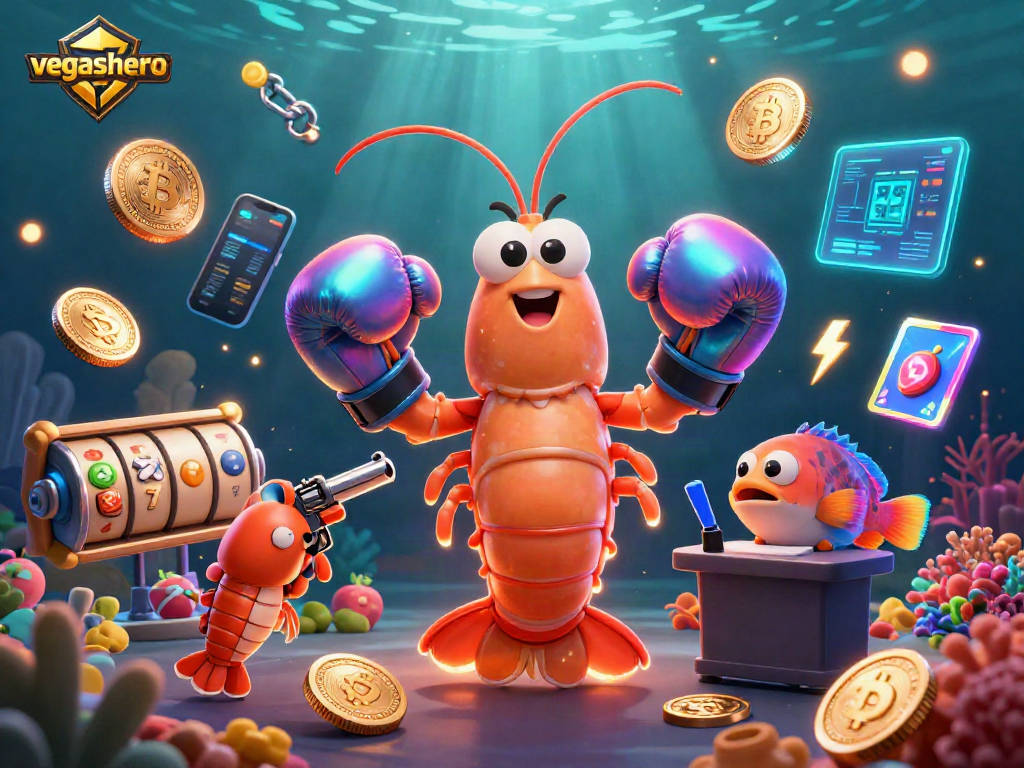 Experience winning strategies at vegashero with vibrant slots, jackpot counters, and dynamic crypto elements.